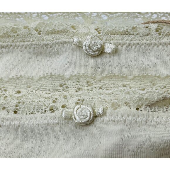 SKIMS Lace Pointelle Cheeky Brief Lot of 2 Bone Womens 3X - Picture 5 of 10